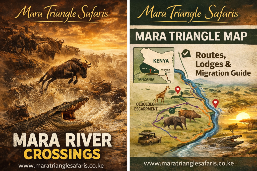 Mara River Crossings Guide (2026): Best Spots, Times & Survival Drama-Mara Triangle Safaris