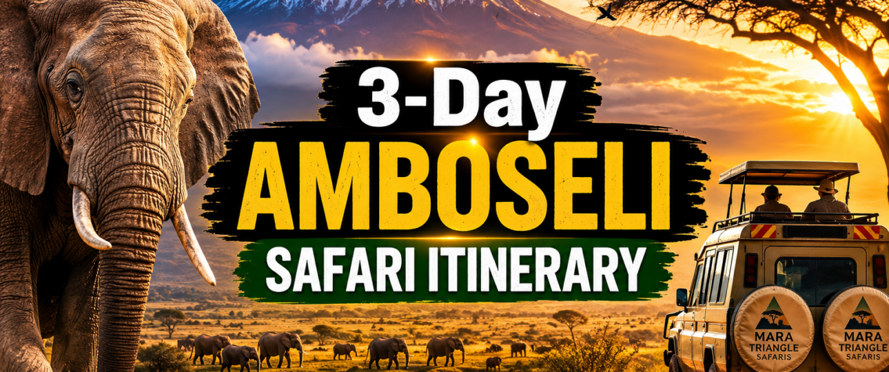 3-Day Amboseli Safari Itinerary (2026) Best Travel Plan from Nairobi-Mara Triangle Safaris