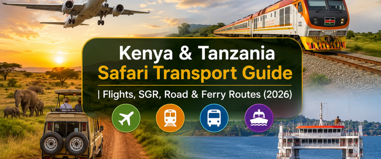 Kenya & Tanzania Safari Transport Guide Flights, SGR, Road & Ferry Routes (2026)-Mara Triangle Safaris