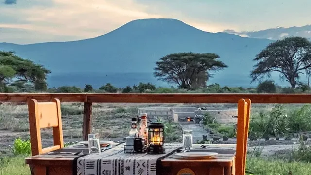 Amboseli wildebest camp With Mara Triangle Safaris3