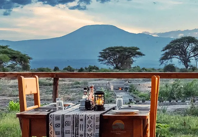 Amboseli wildebest camp With Mara Triangle Safaris3