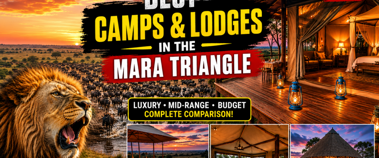 Best Camps and Lodges in the Mara Triangle (2026 Guide) Luxury, Mid-Range & Budget Safari Accommodation-Mara Triangle Safaris