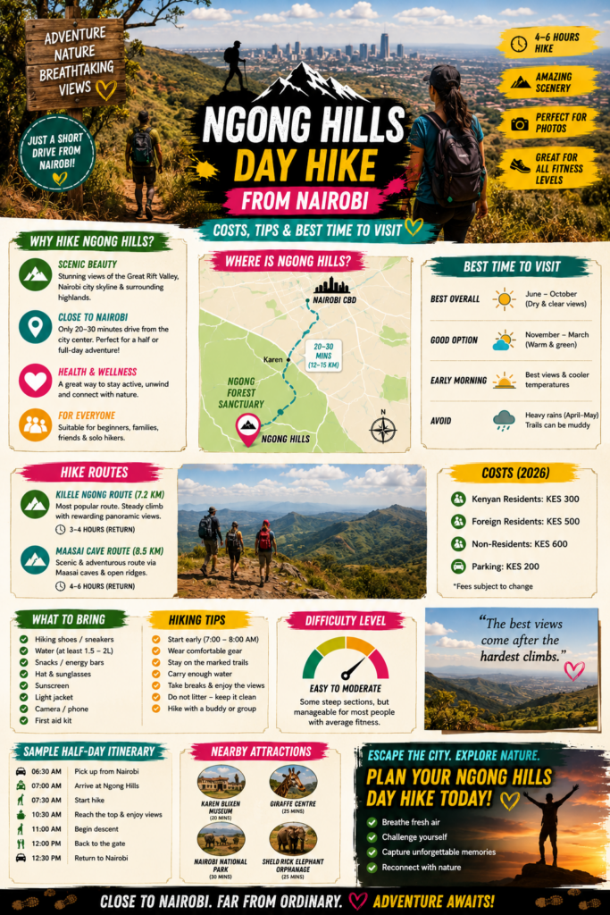Ngong Hills Day Hike from Nairobi Costs, Tips & Best Time to Visit (2026)-Mara Triangle Safaris