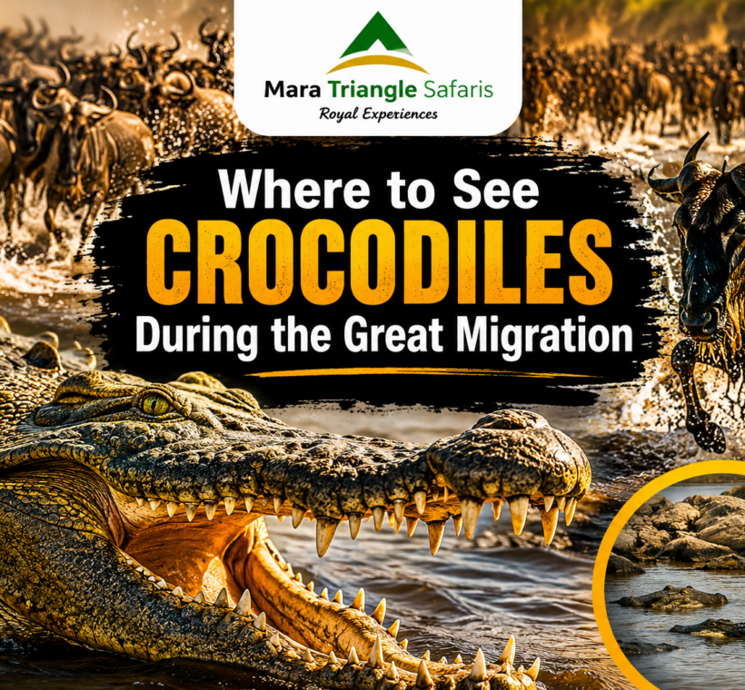 Where to See Crocodiles During the Great Migration in Kenya: Best Mara River Crossing Points, Safari Tips & Wildlife Guide