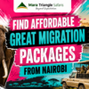 Affordable Great Migration Safari Packages from Nairobi Best Budget Mara Triangle Deals for 2026 Mara Triangle Safaris
