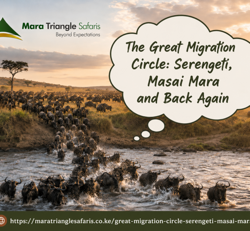 The Great Migration Circle Serengeti, Masai Mara and Back Again